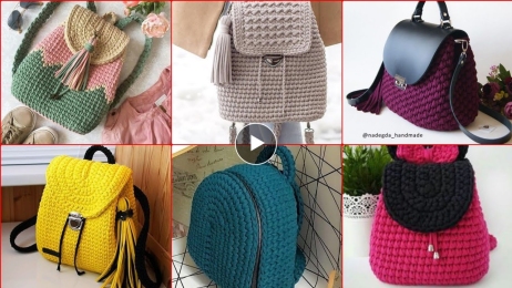 Most gorgeous and demanding crochet hand knitted bags for girls #daily use collage bags for girls