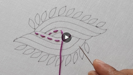 Hand embroidery designs // Embroidery Stitch// New embroidery designs for beginners