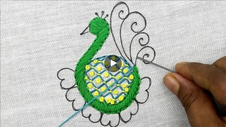creative hand embroidery designs - amazing hand embroidery work ideas - easy needle work