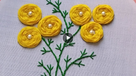 Hand Embroidery: Flower Embroidery Stitches For Beginners