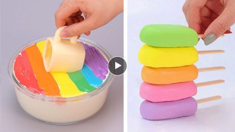 Tasty Rainbow Cake Decorating Ideas | Top Amazing Cakes Recipes Compilation | So Tasty