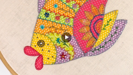 EMBROIDERY DESIGNS: Experimenting with Polka Dots | DIY Stitching