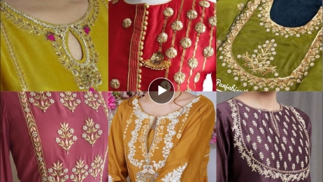80+ Latest Hand Embroidery Designs / Hand Embroidery Work Designs for Neck / Embroidery Work
