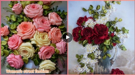 amazing 3d silk ribbon embroidery patterns and styles
