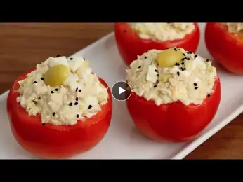 I have never eaten such delicious tomatoes ! Make this recipe now! simple and delicious dinner!