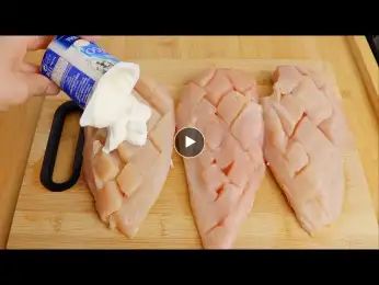 Wonderful recipe for baked chicken breasts, quick and tasty recipe for the whole family
