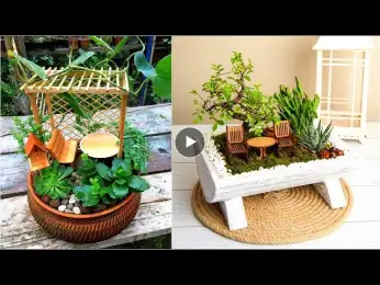 100 Miniature Garden Decorating Ideas to create Whimsical Garden Accents! Must Watch