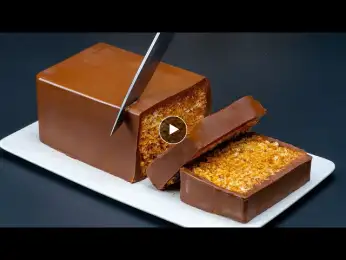 The famous KitKat dessert that is driving the whole world crazy! No oven, no gelatin!