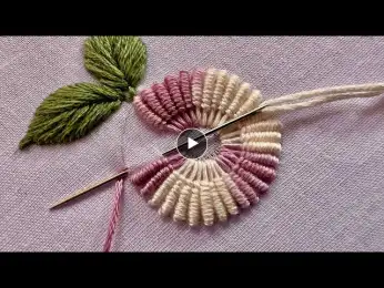 Most gorgeous flower design|latest hand embroidery design|kadhai design| Dejan