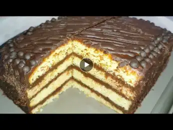 Beat condensed milk with eggs! You will be amazed! Everyone is looking for this recipe! Cake in 5 minutes! ENG SUB❤