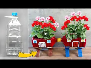 This is how I recycle old plastic bottles, beautiful and economical home decoration ideas