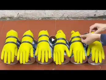 Creative Ideas From Gloves And Cement . How To Make Unique Flower Pots At Home .