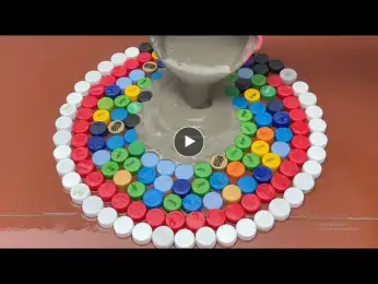 Recycle Bottle Caps , Cement and Tires/ Diy Beer Bottle Cap Table .