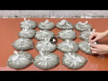 Awesome Technique Making Coffee Table And Flower Pots From Plastic Bags ,PVC Pipe And Cement .