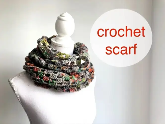 Crochet scarf - how to crochet a scarf