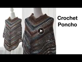 Crochet Outlander Poncho * Boho poncho