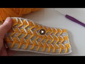 WOw! 3D eye-catching crochet pattern / easy baby blanket pattern