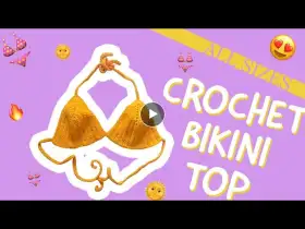 HOW TO MAKE A CROCHET BIKINI TOP FOR ANY SIZE | EASY TUTORIAL