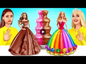 Cooking Challenge | Expensive vs Cheap Chocolate Cake Decorating by RATATA COOL