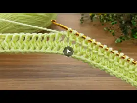 This Tunisian crochet is very beautiful, let's watch it #crochet #knitting #tunisiancrochet