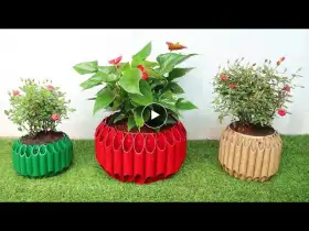 Excellent idea, Recycling PVC Pipes into Planter Pots for Your Garden