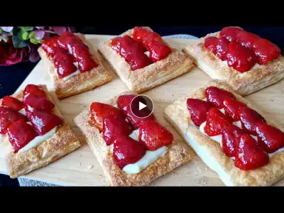 They will disappear in 1 minute! Dessert in 5 minutes! Quick and easy with just a few ingredients!