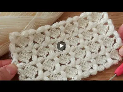 easy and very stylish crochet shawl and blanket model