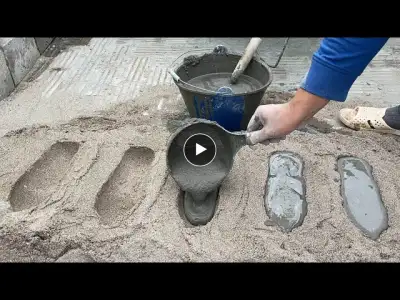 Wow! amazing - How to make Cement Flower Pots - Easy and Beautiful