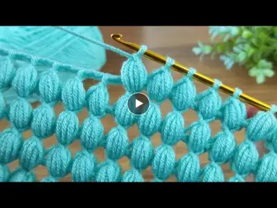wow !This Tunisian crochet stitch is very stylish/easy Tunisian crochet pattern explanation #crochet