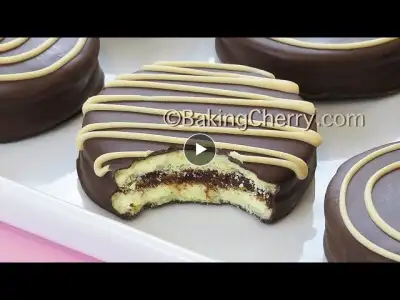 CHOCOLATE-COVERED SANDWICH COOKIES | with Chocolate Truffle Filling | Recipe | Baking Cherry