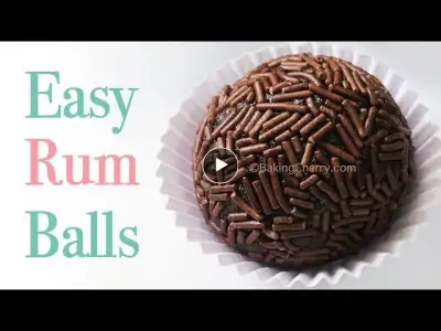 EASY RUM BALLS RECIPE | Baking Cherry