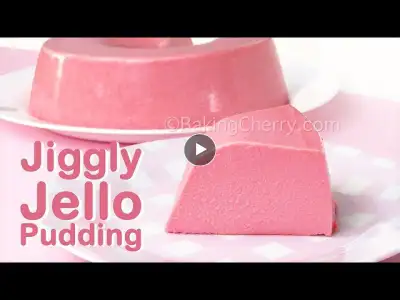 JIGGLY JELLO PUDDING (No-Bake) Easy DIY Jelly Dessert | Fun, Yummy and Delicious | Baking Cherry