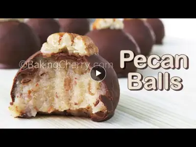 CHOCOLATE-COVERED CONDENSED MILK PECAN BALLS | Easy Dessert Treats | Yummy and Tasty | Baking Cherry